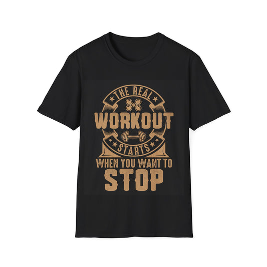 The Real Workout Unisex Softstyle T-Shirt