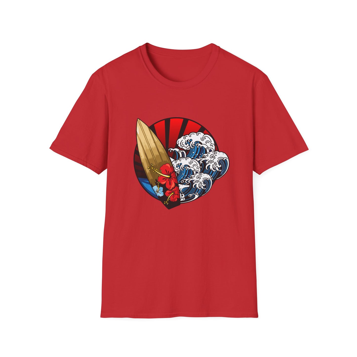 Surf Waves Unisex Softstyle T-Shirt