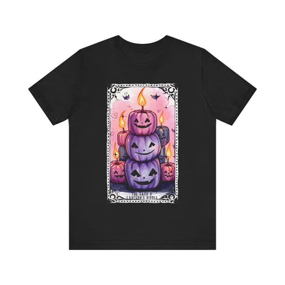 The Jack-o'-Lantern's Riddle Jersey unisex tee, Halloween Graphic Tee, Spooky Shirt, Trick or Treat Tee, Halloween Costume, Festive Gift
