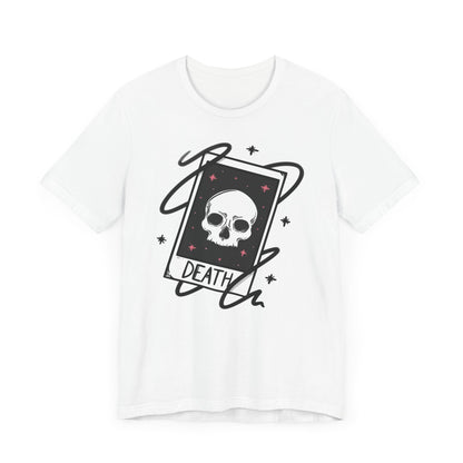 Death Tarot Card Unisex Jersey Short Sleeve Tee