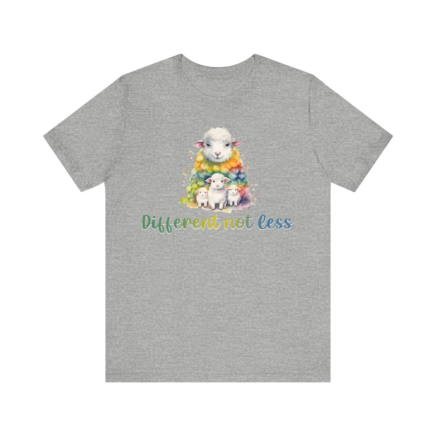 Different not less Unisex Jersey Short Sleeve Tee