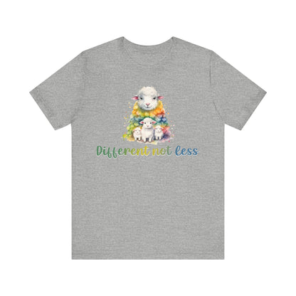 Different not less Unisex Jersey Short Sleeve Tee