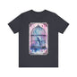 The Witch's Familiar Jersey unisex tee, Halloween Graphic Tee, Spooky Shirt, Trick or Treat Tee, Halloween Costume, Festive Gift