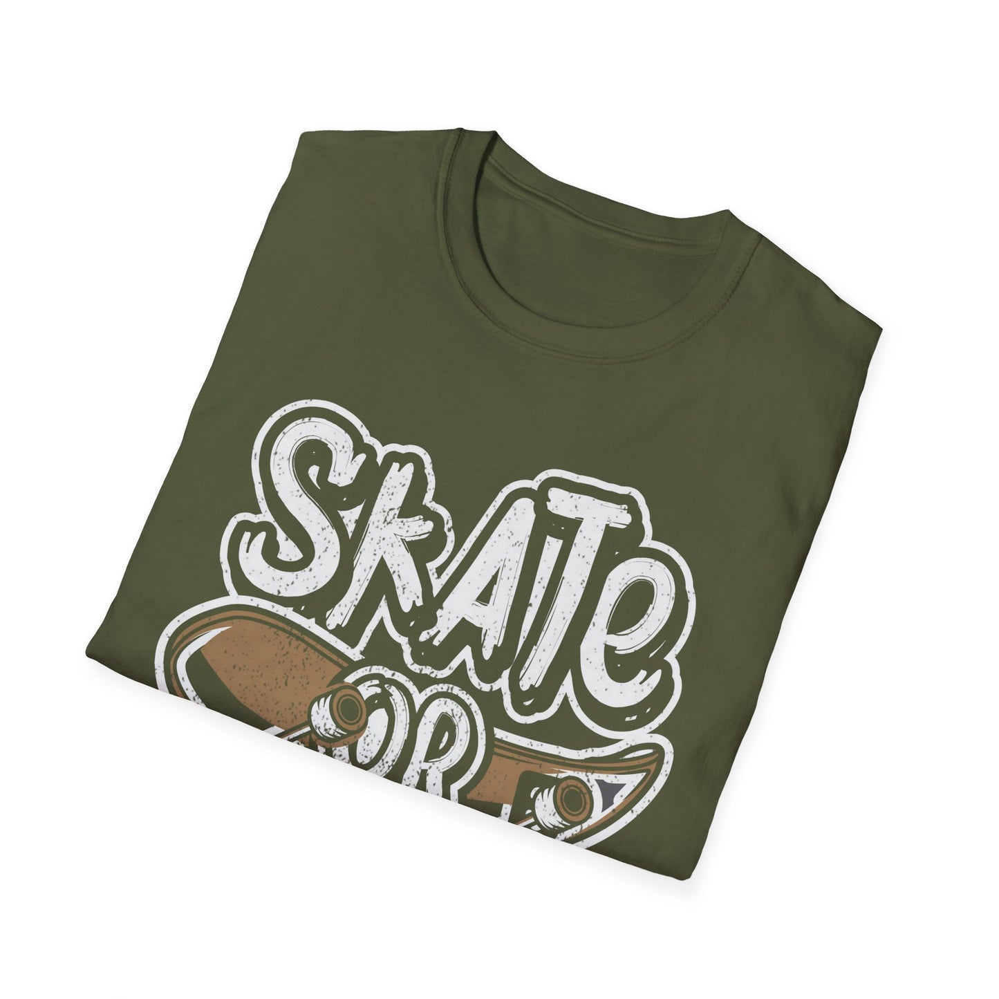 Skate Or Die Unisex Softstyle T-Shirt