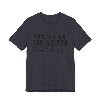 Mental health matters 2 Unisex Jersey Short Sleeve Tee