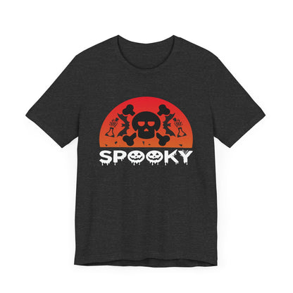 Spooky Jersey unisex tee, Halloween Graphic Tee, Spooky Shirt, Trick or Treat Tee, Halloween Costume, Festive Gift