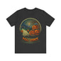 Fall Vibes Jersey unisex tee, Halloween Graphic Tee, Spooky Shirt, Trick or Treat Tee, Halloween Costume, Festive Gift