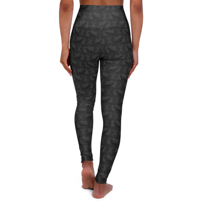 Gothic Ravens High Waisted Yoga Leggings