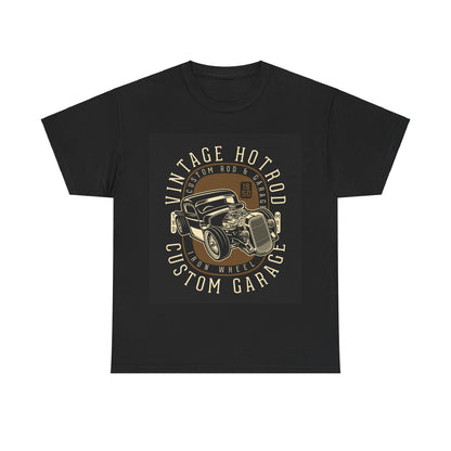 Vintage Hot Rod Unisex Heavy Cotton Tee