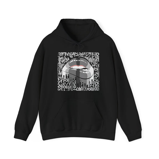 Graffiti Lips Unisex Heavy Blend™ Hooded Sweatshirt