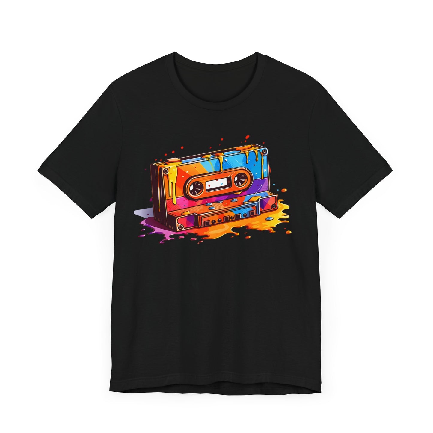 Retro 90's music tape Unisex Jersey Short Sleeve Tee