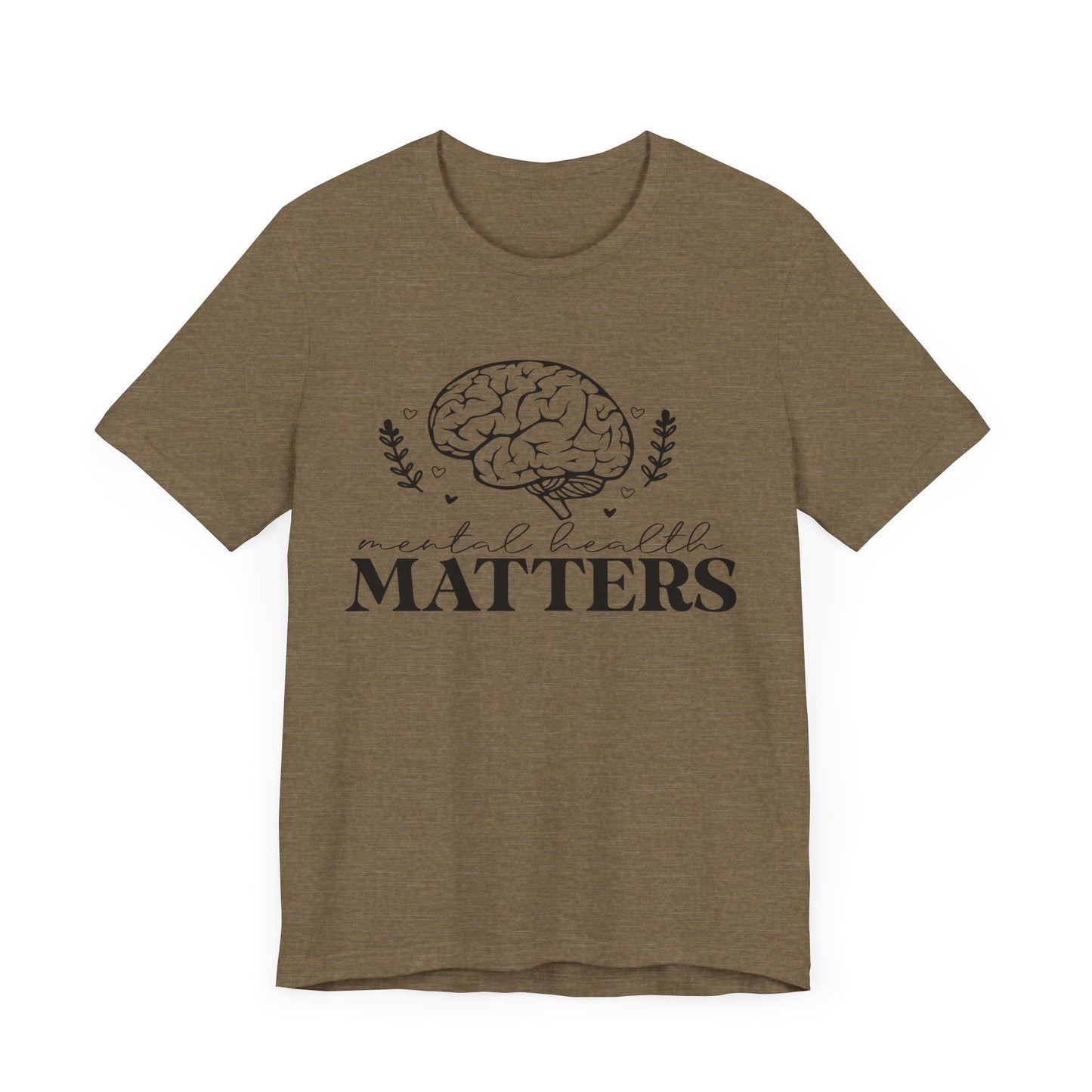 Mental health matters 3 Unisex Jersey Short Sleeve Tee