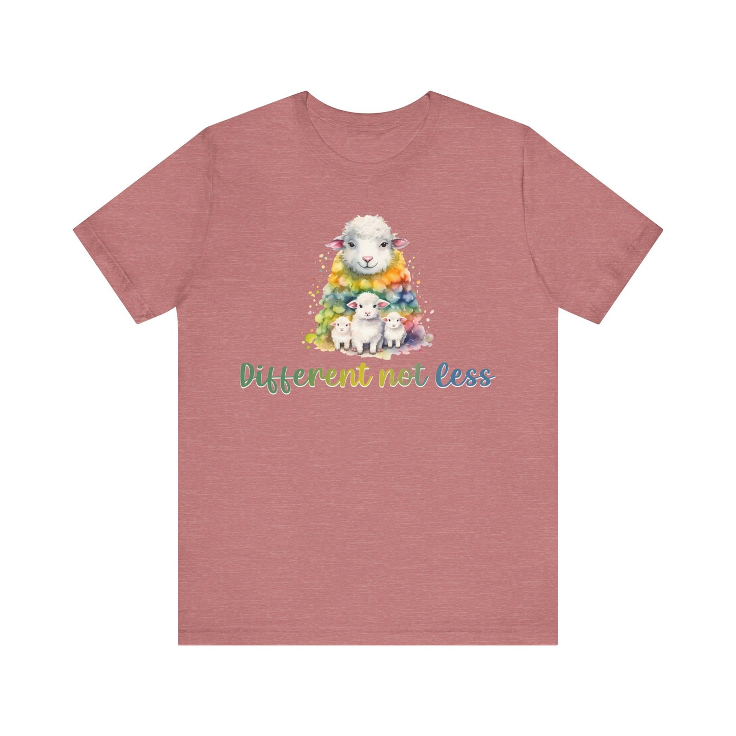 Different not less Unisex Jersey Short Sleeve Tee