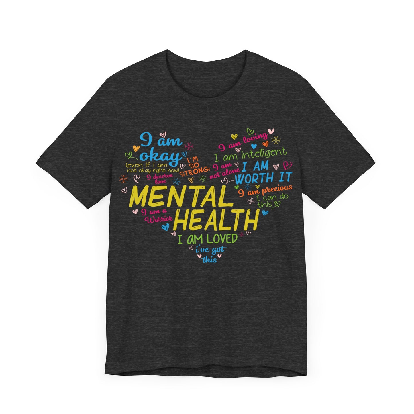 Mental health Unisex Jersey Short Sleeve Tee