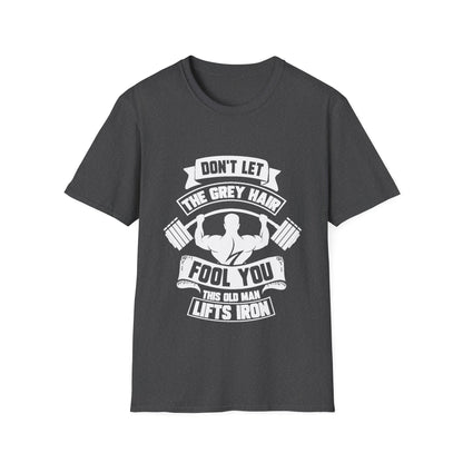 Gray Hair Gym Rat Unisex Softstyle T-Shirt