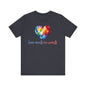 Love needs no words Unisex Jersey Short Sleeve Tee