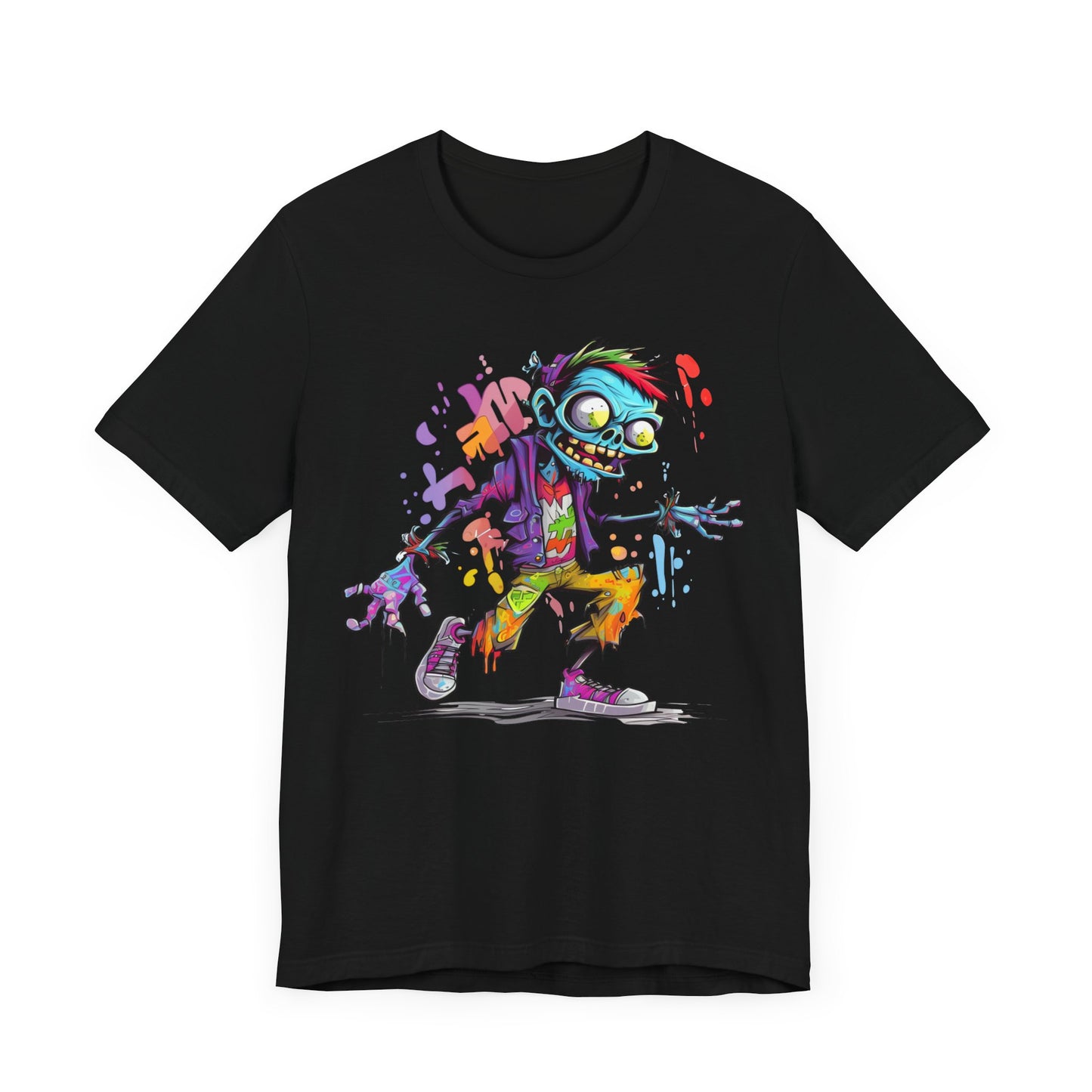 Graffiti Zombie 4 Unisex Jersey Short Sleeve Tee