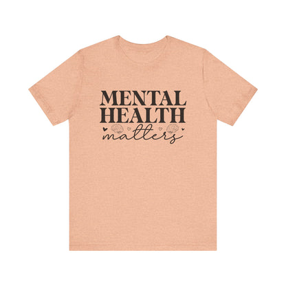 Mental health matters 2 Unisex Jersey Short Sleeve Tee