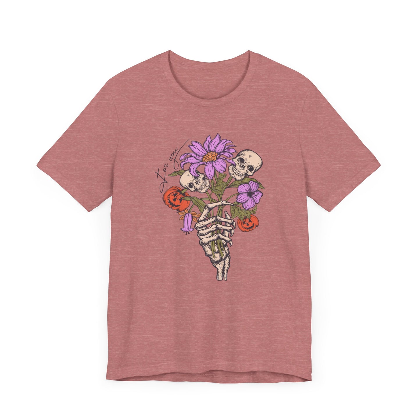 Skeleton Bouquet Unisex Jersey Short Sleeve Tee