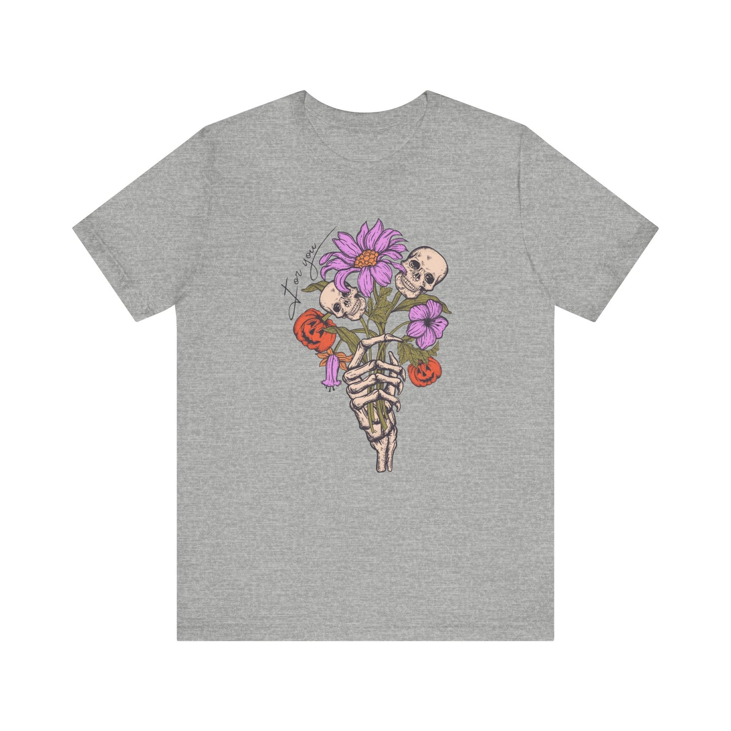 Skeleton Bouquet Unisex Jersey Short Sleeve Tee