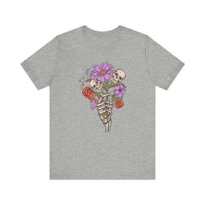 Skeleton Bouquet Unisex Jersey Short Sleeve Tee