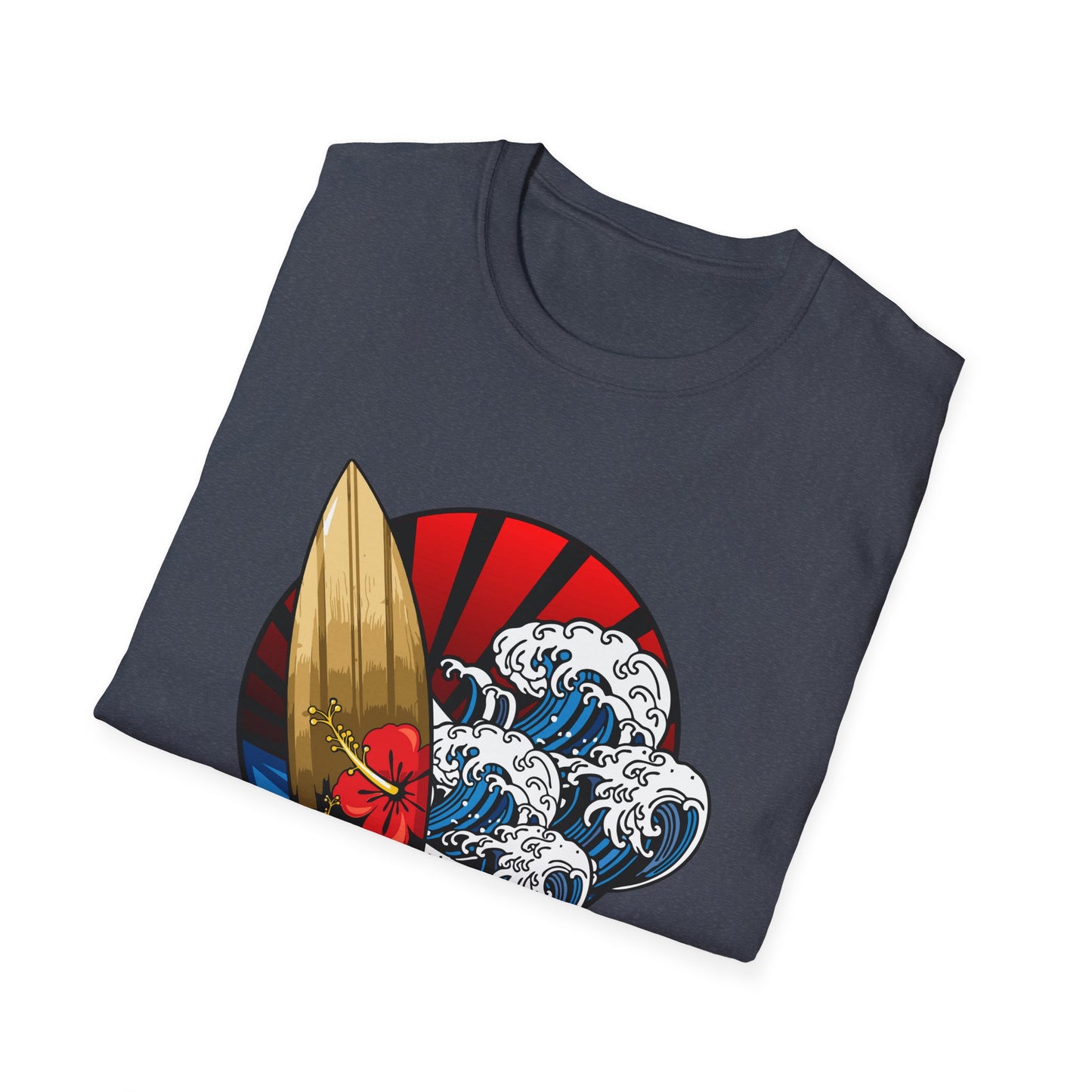 Surf Waves Unisex Softstyle T-Shirt