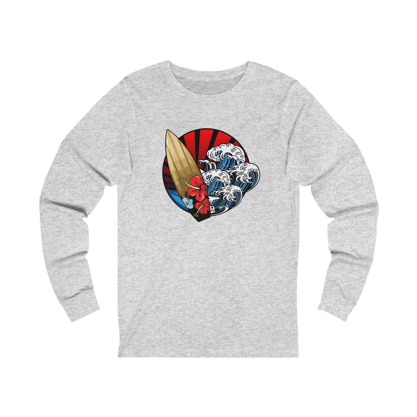 Surf Waves Long Sleeve Tee
