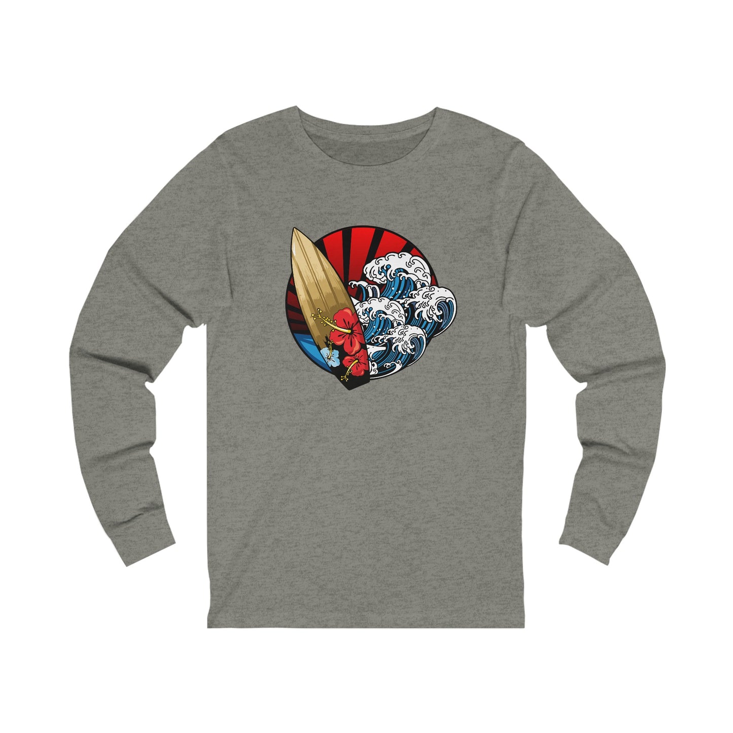 Surf Waves Long Sleeve Tee