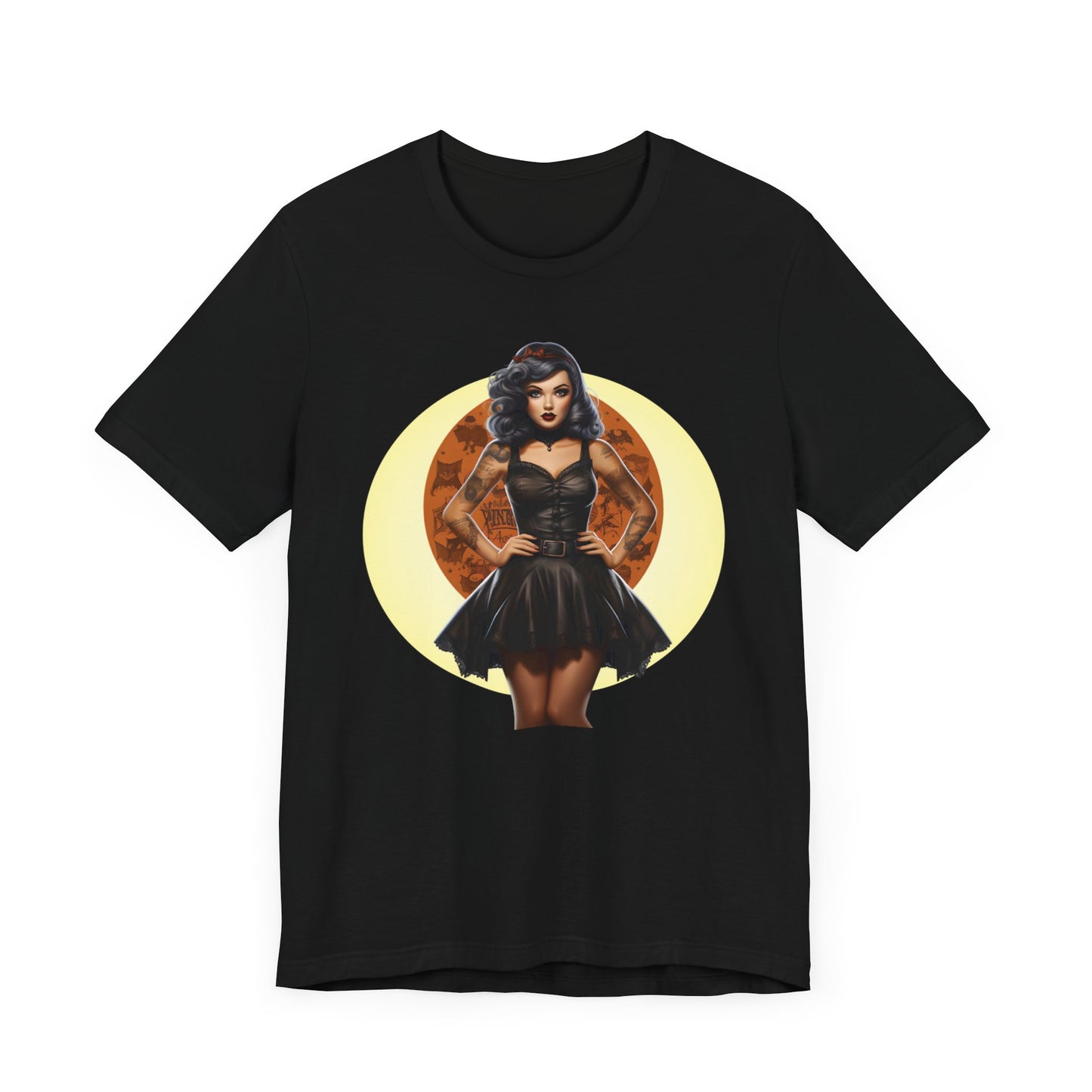 Raven Halloween Bombshell Unisex Jersey Short Sleeve Tee