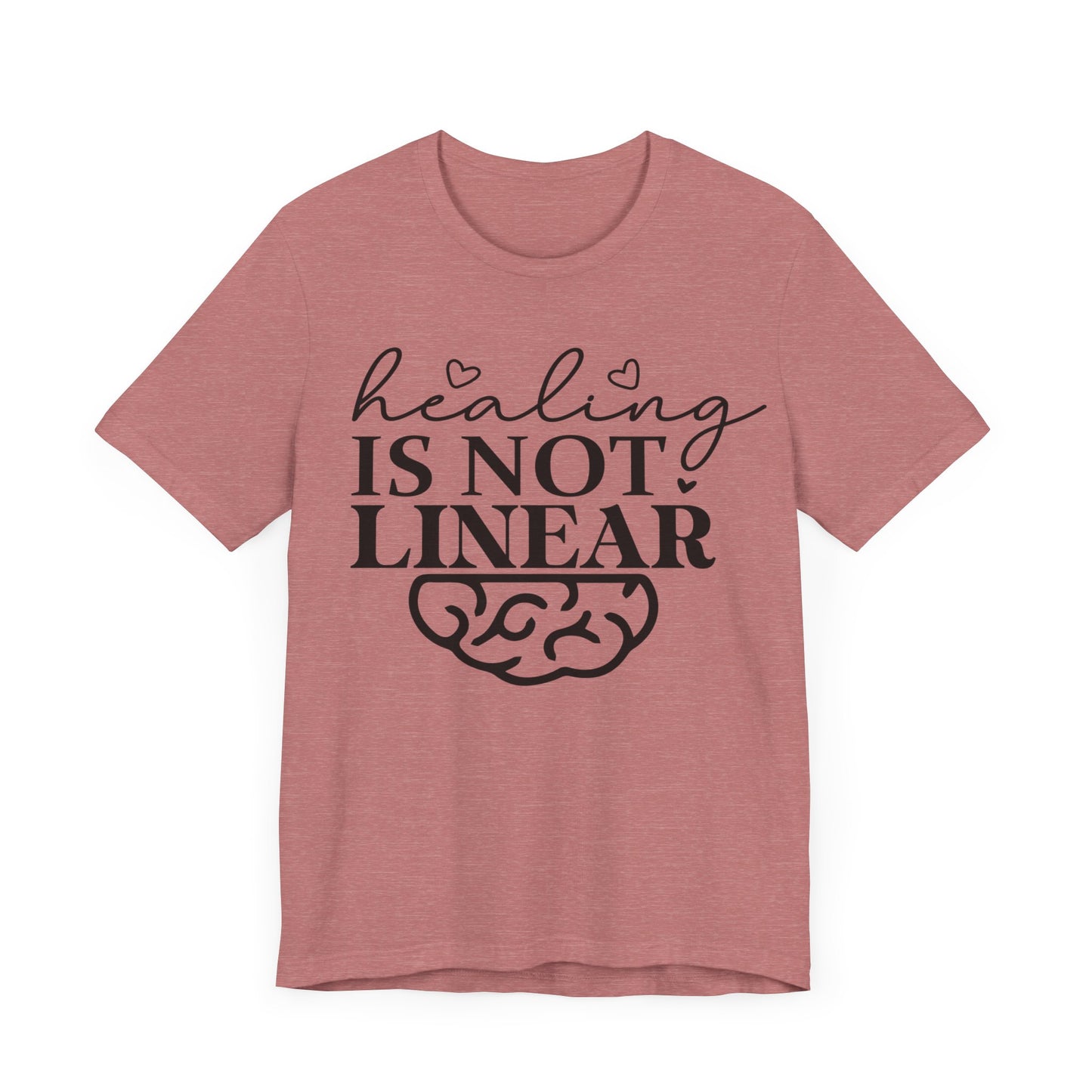 Healing is not linear Unisex Jersey Short Sleeve Tee