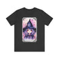 The Mystic Witch Jersey unisex tee, Halloween Graphic Tee, Spooky Shirt, Trick or Treat Tee, Halloween Costume, Festive Gift