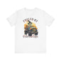 Fueled by crystals and coffee Unisex Jersey Short Sleeve Tee