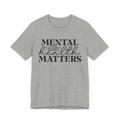 Mental health matters Unisex Jersey Short Sleeve Tee