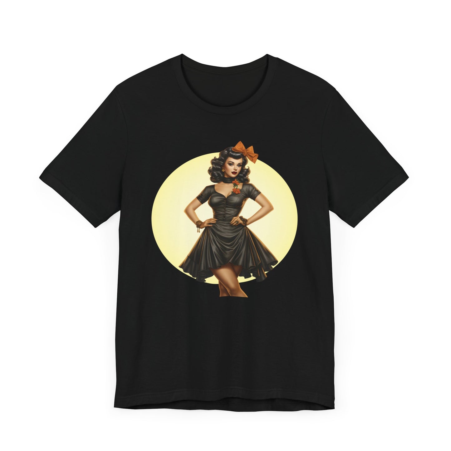 Raven Halloween Bombshell 3 Unisex Jersey Short Sleeve Tee