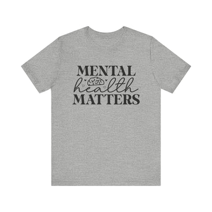 Mental health matters Unisex Jersey Short Sleeve Tee