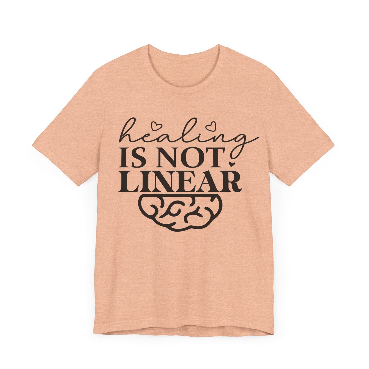 Healing is not linear Unisex Jersey Short Sleeve Tee