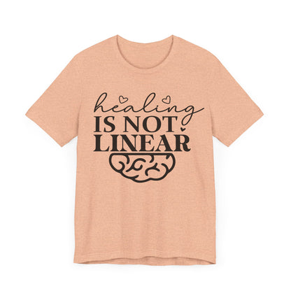 Healing is not linear Unisex Jersey Short Sleeve Tee